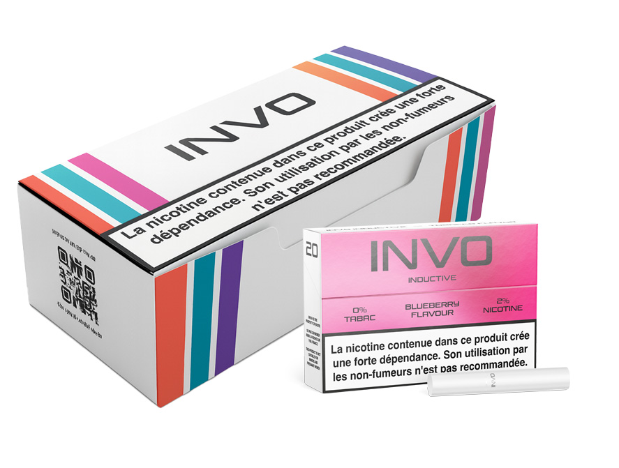 Cartouche Invo Blueberry Inductive (10 x 20 sticks)